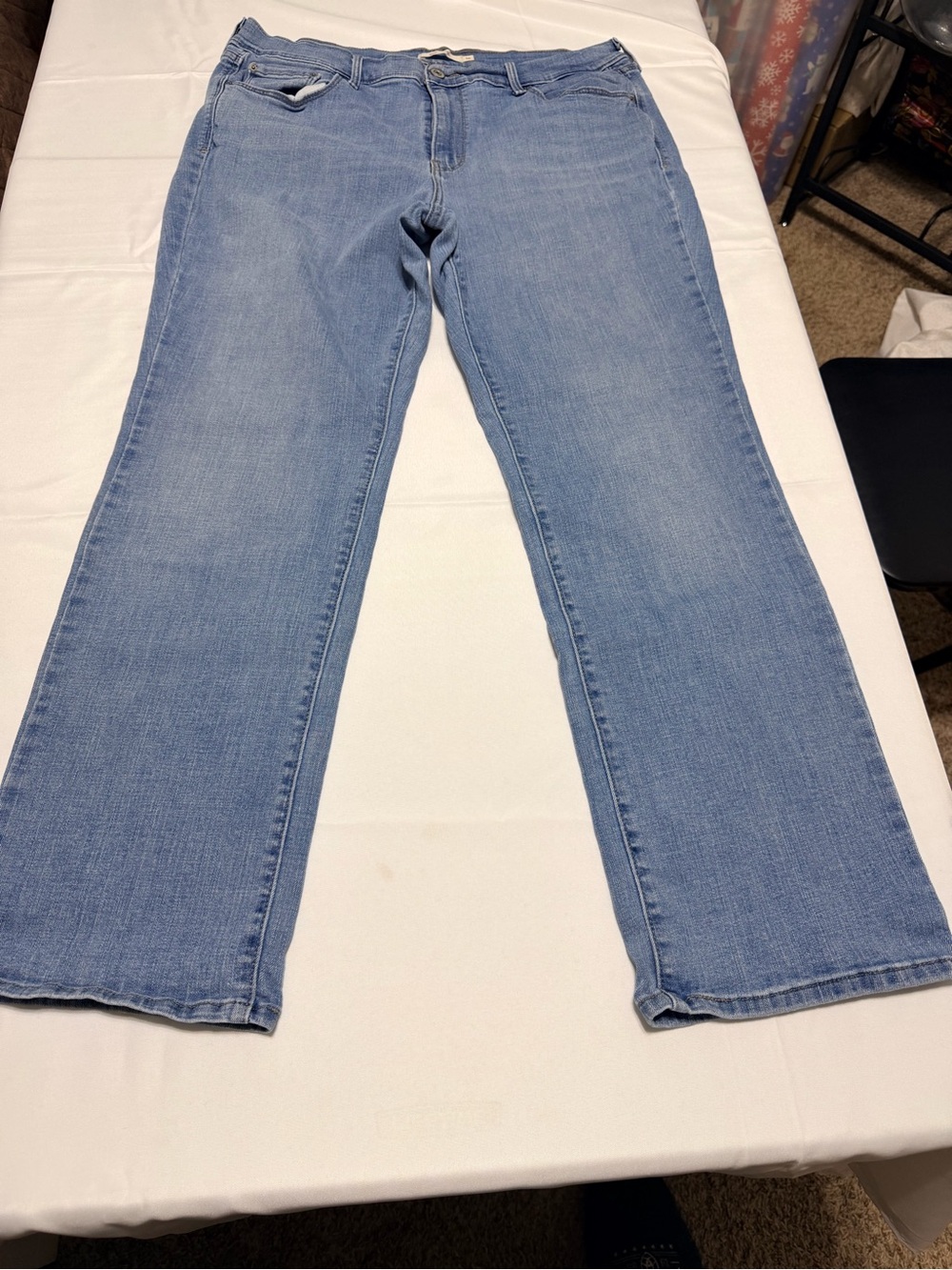 Light Blue Women's Straight-Leg Jeans Levi’s 505